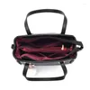 Shoulder Bags Women's Bag 2024 Women Lychee Pattern Handbag Atmosphere One Crossbody Large Capacity Middle Aged Tote