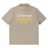 Męskie plus koszulki Polos Okrągła koszulka haftowana i drukowana letnia noszenie w stylu polarnym z czystą bawełnianą hrte 113