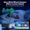 Home TDBYWAE Bedroom Purifier, H13 True HEPA, Mini Air Purifier Desks/cars/travel, Suitable for Dust, Pet Dander, Pollen Odor, , with A Brand New Silent