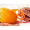 Frutas vegetais ferramentas lote mouse forma aberta casca de laranja dispositivo cozinha gadgets cozinhar descascador parer dedo tipo gota entregar dhc2m clephan