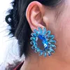 Soramoore – boucles d'oreilles pendantes romantiques de luxe, grande fleur de soleil pour femmes, fleurs mignonnes et brillantes, cadeau à la mode pour filles, 2024