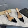 Designer glitter glitter a forma di cuore a forma di dita dei piedi ad alto amore sxey cuore muli in sandali donne di alta qualità sandalo