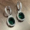 Cao Shis High-end Luxury Live Broadcast New Products Recommend Multi-color Caibao Series Earrings. Womens Long Zircon Earrings Sell Well Tdsx