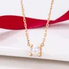 Schraube CHOKER Halsketten Carter Schmuck Goldene Bullenklaue Halskette Perle Vielseitige Mode vier Klauen Halskette Einfache Luxusklauenkette Frauen