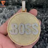 Bijoux de créateurs Vente chaude Hip Hop S925 VVS Moissanite Haut de gamme Luxe Cool Simple Street Hip-Hop Haute Qualité VVS Ice Out of Moissanite Diamond Pendentif