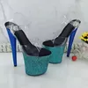 Buty taneczne moda 20 cm/8 cali PVC Górna platforma platforma seksowna wysokie obcasy sandały słupowe 021