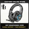 Cell Phone Earphones EasySMX V02W Wireless Earphones Bluetooth Gaming Earphones Suitable for PC 4 5 Nintendo Switch Steam Deck RGB Backlight Q240321