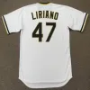 Pittsburgh Vintage Baseball Jersey 41 JERRY REUSS 1978 45 JOHN CANDELARIA 1976 47 FRANCISCO LIRIANO 1970 54 RICH GOSSAGE 1977 55 RUSSELL MARTIN