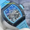 RM Watch Racing Watch Спортивные часы RM030 Argentina Limited 30 Углеродный материал 42*50 мм Дата Мобильное хранилище 17