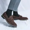 Casual Schuhe Marke Faulenzer Männer Große Größe 46 Weiche Fahr Mokassins Hohe Qualität Wohnungen Echtes Leder Slip-on Wildleder für