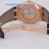 Crystal AP bilek saat Royal Oak 15400or Erkekler İzle Gül Altın Siyah Yüz Otomatik Mekanik İsviçre Ünlü Saat İş Elbise Saatler Lüks Spor Çapı