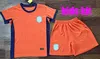 24 25 Nederlands European Cup Holland Club Soccer Jerseys Jong Virgil Dumfries Bergvijn Shirt 2024 Klaassen Blind de Ligt Men Kids Kit voetbalshirt