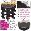 Wigs Body Wave Hair Bundles With HD Transparent Frontal 12A Unprocessed Brazilian Virgin Human Hair 3 Bundles With Closure Natural