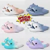 2024 Hoge Populaire schoenen sandaal Zomer Shark Slippers Shark Slides Dikke Zolen Kids platte sandalen Gradiënt Slippers GAI eur 36-45