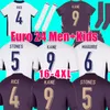 2024 EURO 24 25 Koszulka piłkarska Bellingham Soccer Jerseys Saka Foden England Rashford Sterling Narodowa drużyna Kane Shirt Set Set Kit Tops