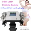 Salong Använd 650Nm Diod Laser Fat Reduction Laser Lipo Machine 14 Lipolaser Pads Body Slimming Skin Draw Anti Cellulite Device