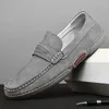 Scarpe casual da uomo Moda Uomo Business Mocassini da uomo in morbida pelle scamosciata Mocassini Traspiranti Slip On Calzature da guida Appartamenti maschili