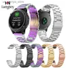 Watch Bands Full Stainless Steel band For Garmin Fenix 6 6S 6X Pro 5 5X 5S Plus 3HR 935 Replacement Wristbands Quick release Straps Y240321