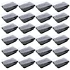 Dinnerware 50 Pcs Deli Containers Disposable Lunch Box Takeaway Rectangle Plastic Lid