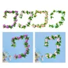 Decorative Flowers Artificial Vine Holiday Wreath Leaves Plants Garland Flower