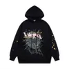 Famosi designer da uomo S Sp Der Young Thug Uomo Donna Felpa con cappuccio Stampa in schiuma di alta qualità Spider Web Grafica Rosa Felpe Spider Hood