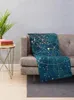 Blankets Star Map :: City Lights Throw Blanket Anti-pilling Flannel Velor