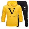 Sweat-shirt de survêtement de concepteur pour hommes Sweatshirt Sweats Sweat Men de luxe Logo Logo Print Hoodie et Pantalon de jogging Two Pieces Sets Tech Tech Fleece Tracksuits S-3XL.