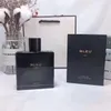 Best selling designer original men's perfume glass bottle spray wood fudge perfume blue men's perfume edp 100ml