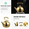 Dinnerware Sets Pot Boiling Kettle Stainless Steel Stove Teapot Espresso Cups Durable Teakettle Filter