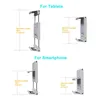 Supports pour tablettes PC TFY Tablettes et smartphones Support mural pour s'adapte à la cuisine Salle de bain Chambre Salle de lecture Plus White3234793 Dro Otqhs