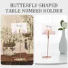 Ramar 6st bröllopsplats kortinnehavare söta bordnummer liten storlek hållare