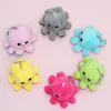 Keychain Backpack Plush Cute Octopus Flip Doll Pendant Ddnlb