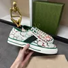 Tennis 1977 Canvas Shoes Designer Sneakers Jacquard Denim Luxury Women Men Green Red Web Stripe Embroidery Flats Casual Trainers Shoe
