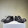 Retro Handmade Dress Shoes Grey Genuine Leather Vintage Big Men Oxfords Fashion Party Wedding Shoes Classic Formal Events