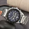 2023 Low Price Six Needle Full Function Timing Fashionable Men's Quartz Solid Strap