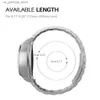 Bandes de montre Trois perles Bande en acier inoxydable solide pour Samsung GEAR S2 SM-R720 / SM-R730 Sangles intelligentes Bracelets à boucle plate Y240321