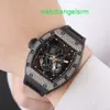 RM Watch Швейцарские часы Тактические часы RM055 Оригинальный набор бриллиантов NTPT Мода Спортивная техника для отдыха на запястье