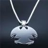 AFAWA Nordic Viking Stainless Steel Ax Necklace for Men Silver Color Big Necklaces & Pendants Jewelry gargantilla N4022S021261p