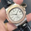 AAA heren luxe automatisch mechanisch horloge ontwerper roestvrij staal en lederen band 40 mm wijzerplaat zakelijke sluiting president herenhorloge herenmode horloge