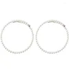 Creolen Design Glas Perle Perle trendigen Schmuck für Frauen süße Mädchen hohe Qualität