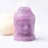 Figurki dekoracyjne 1PC naturalny kryształowy kamień kamienny figurka Buddha fengshui figurka reiki leczenie rzemiosło małe dekorację dekoracje domowe pamiątki