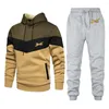 Tute da uomo Sea Doo Seadoo Moto Uomo Primavera e autunno Stampa Pullover Felpa con cappuccio Pantaloni Casual Cuciture a tre colori Set di due pezzi