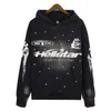 Mens Hoodies Hellstar Racer Hoodie Sweatshirt Vintage Black Hip Hop Fashion Pullover Sweatshirts