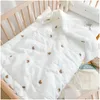 Decken Pucken Babydecke Ddling Born Thermal Soft Fleece Solid Bettwäsche Set Baumwollsteppdecke Drop Delivery Kinder Mutterschaft Kindergarten Oti72