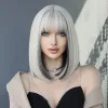 Perucas NAMM CABELO CHURO DE CABELO CURTO BOB WIG PARA MULHER DIÁRIO COSPLAY LOLITA DESTAPTE