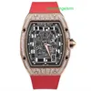 RM Watch Swiss Watch Tactical Watch RM67-01 Thin Rose Gold Original Dial 38.7*47.5mm RM6701