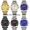 Chronograph Superclone Watch Watches Wristwatch Luxury Designer Military Men's Clock All Steel Leisure Business Montredel