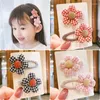 Hair Accessories Flower Clip Children's Cute Fabric Bow Barrettes Girl Hairpin Temperament Baby Headdress Wholesale