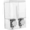 Dispenser voor vloeibare zeep Wandmontage Douche De zeepcomponent Shampooflessen PP-dispenser