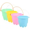 Sand Play Water Fun Toys Beach Kids Sand Toy Bucket PlaySets Set hinkar Sandbox Childern Castle Pail Children Stor vatten Summer Bulk Plastic 240321